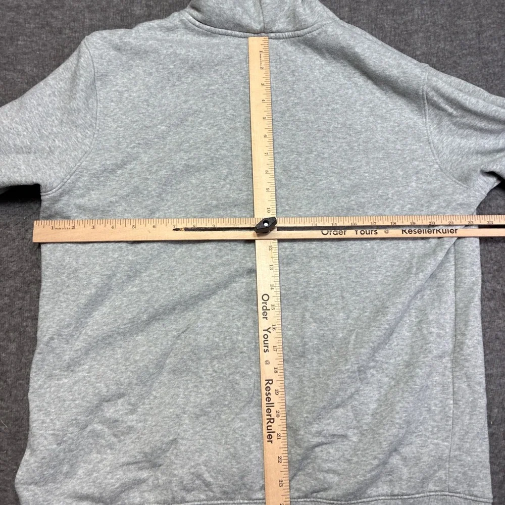 Goodfellow & Co Hoodie Mens‎ Large Gray Solid Long Sleeve Pullover Workout - Picture 6 of 9
